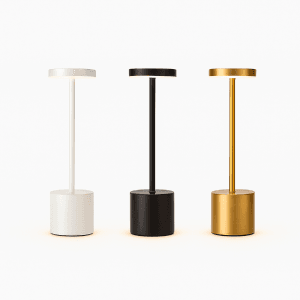 Dimmable Rechargeable Table Lamp - 3 Color Temperatures, Touch Control & Modern Design
